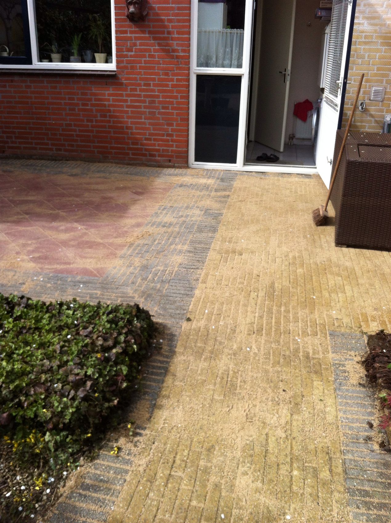 Terras laten schoonmaken Meppel, Hoogeveen, Emmen, Coevorden